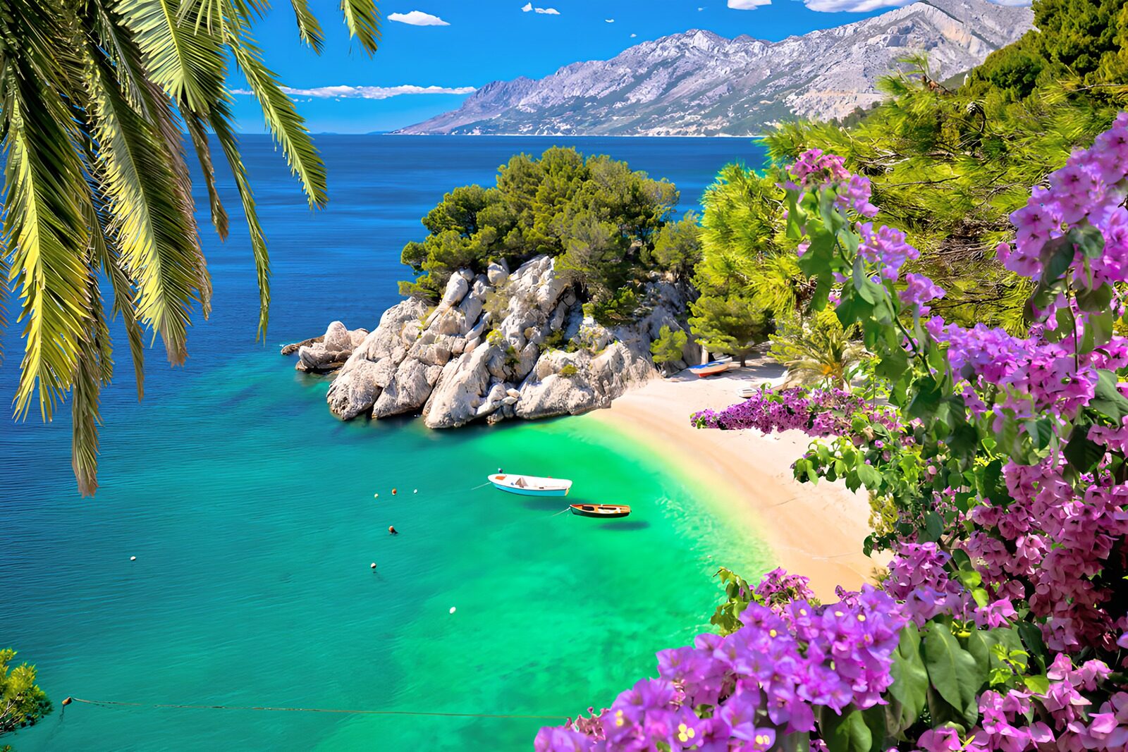 TPFR64148: Plage paradisiaque en Croatie