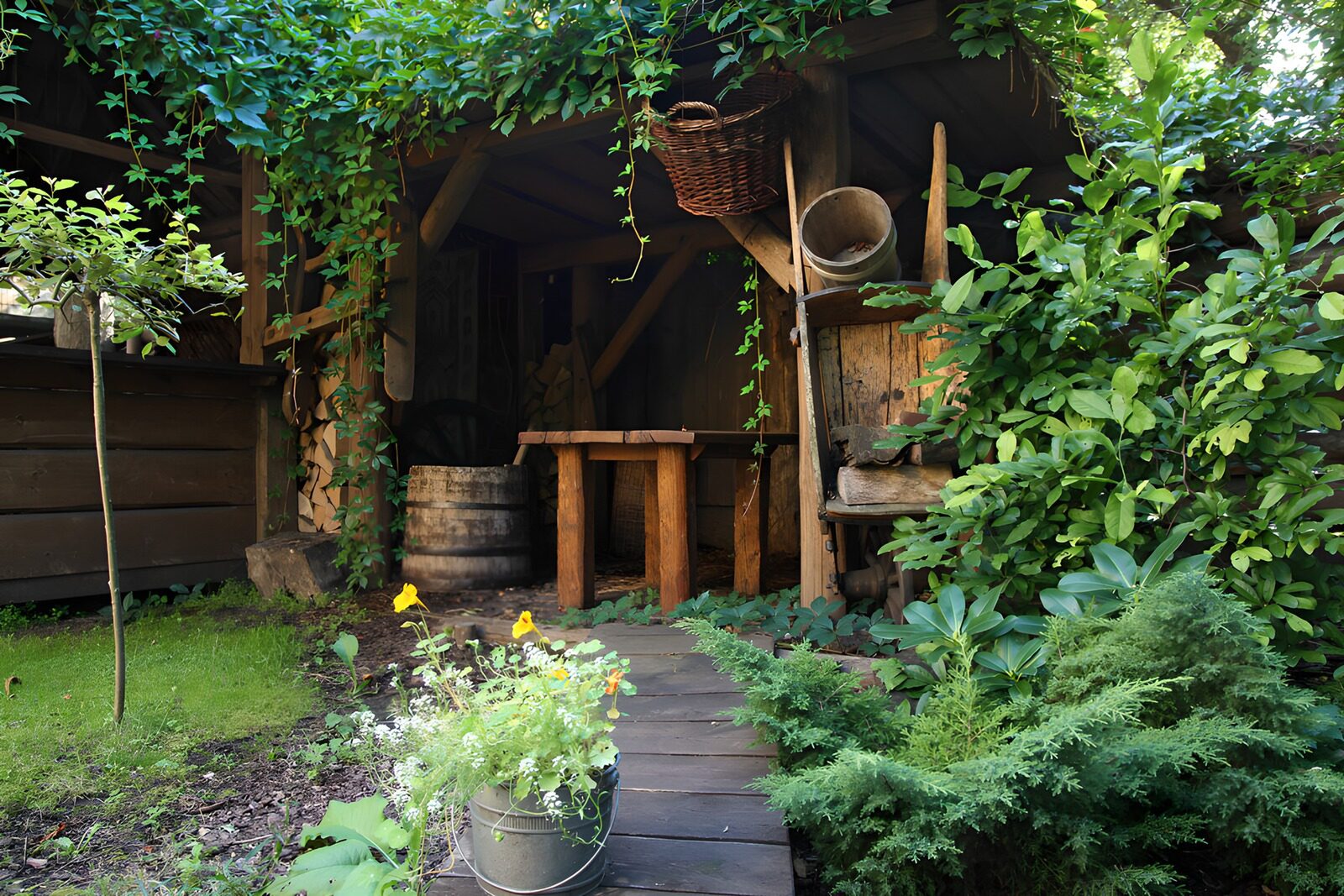 TPFR73199: Coin de nature paisible au jardin
