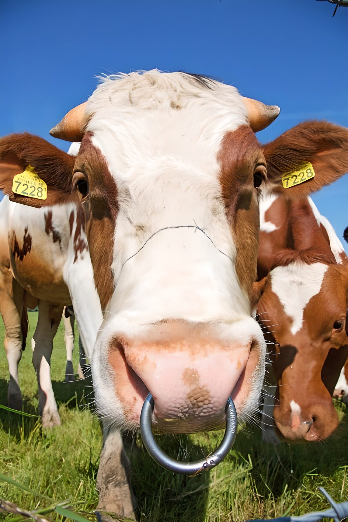TPFR38560: Vache curieuse au soleil