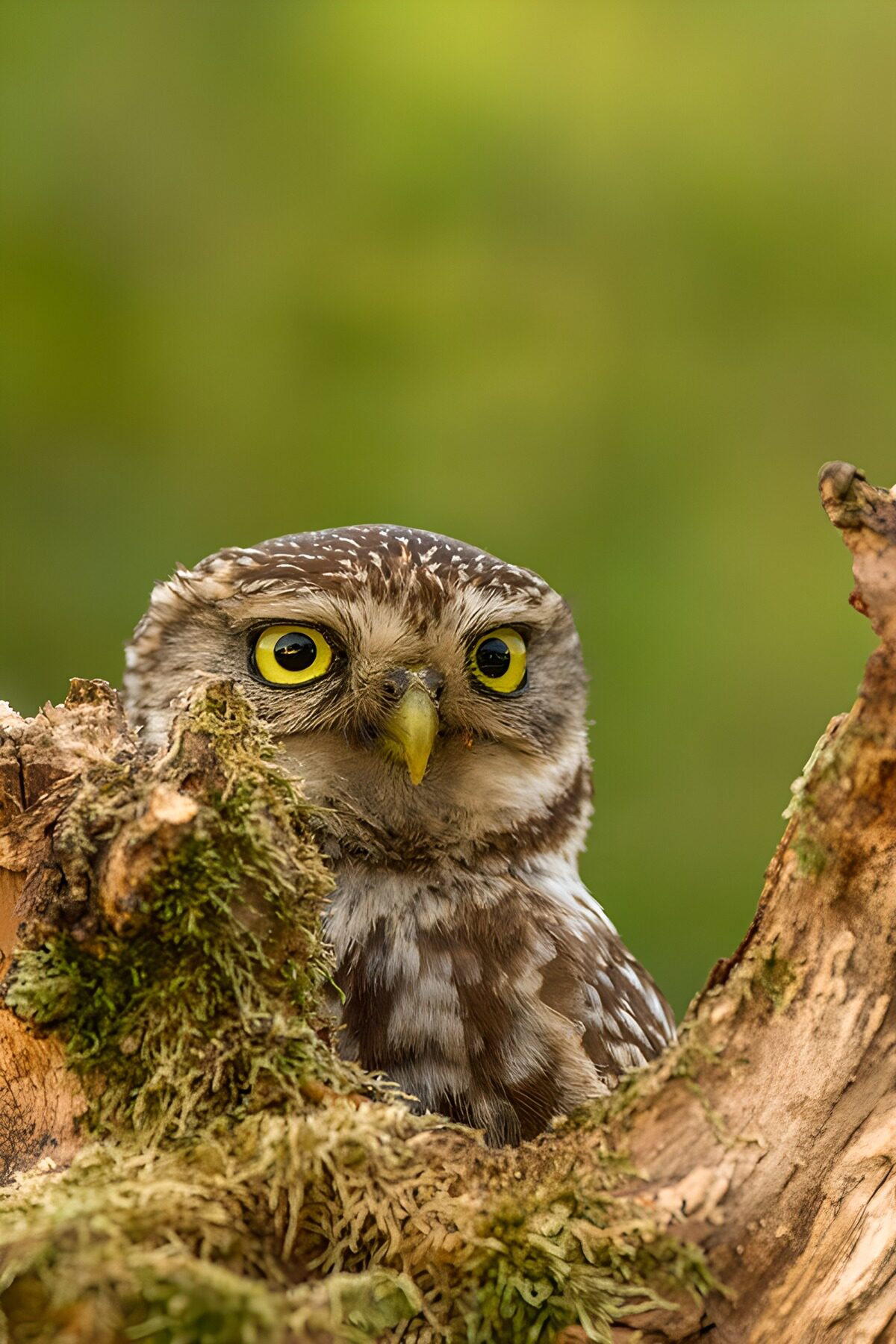 TPFR79361: Chouette curieuse dans les bois