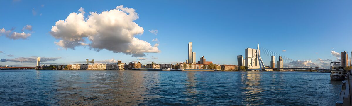 TPFR25938: Vue panoramique de Rotterdam