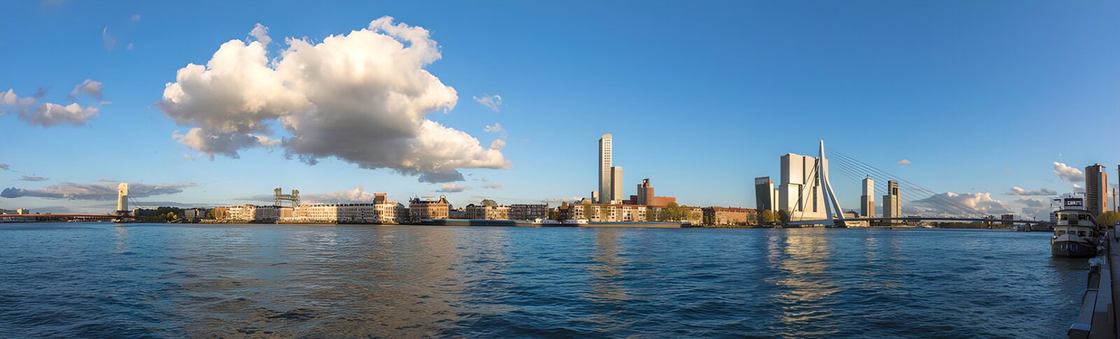 TPFR25938: Vue panoramique de Rotterdam