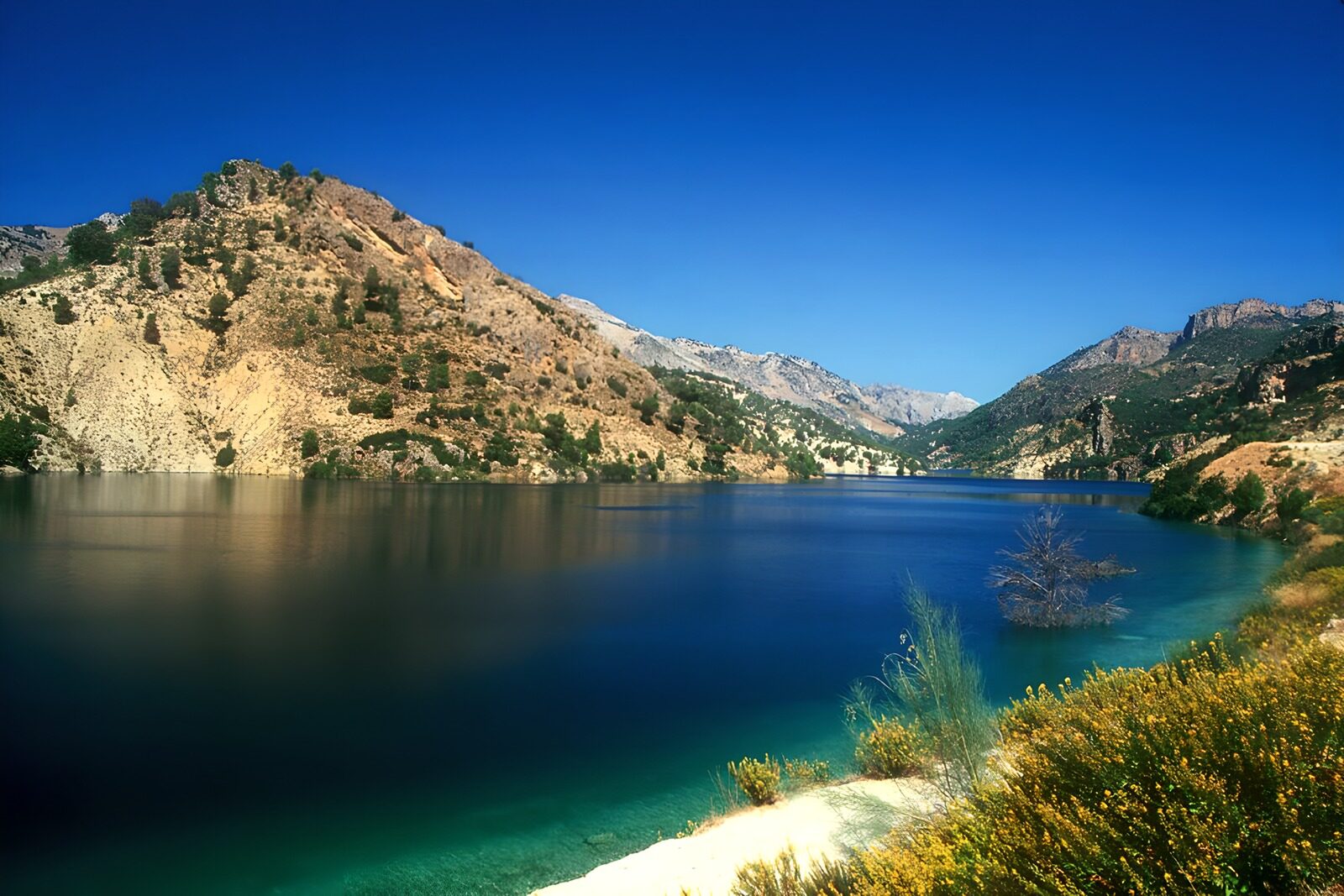 TPFR81291: Lac tranquille entouré de montagnes