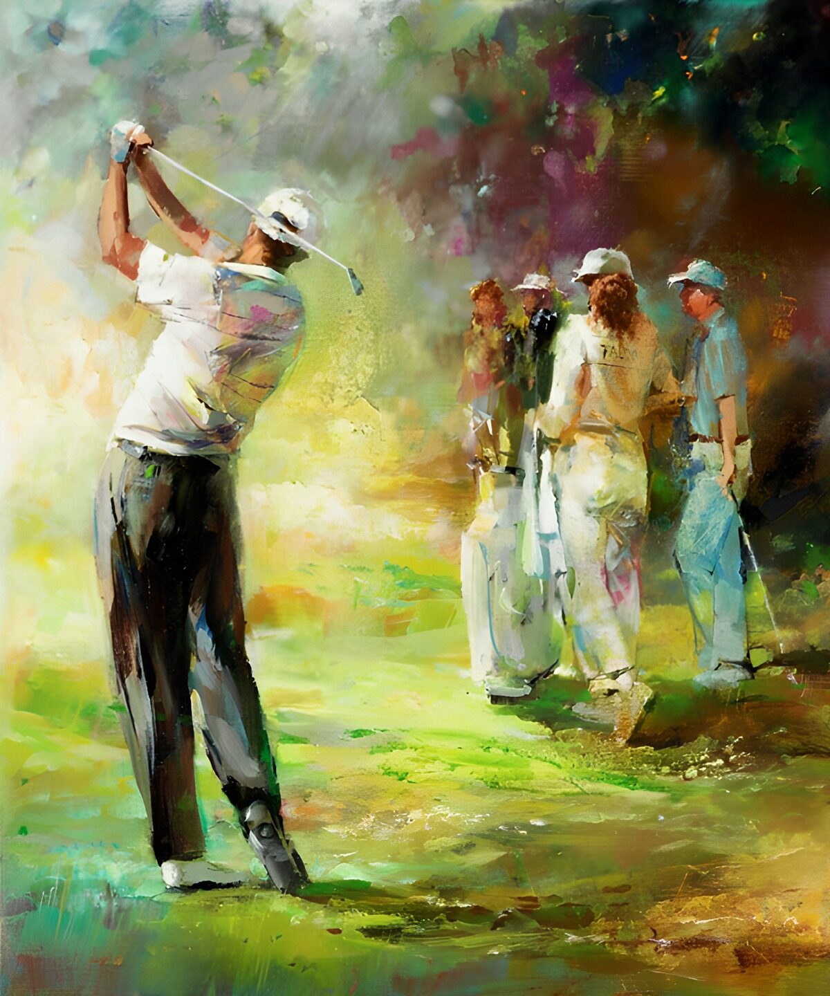 TPFR28761: "L'art du golf en action"