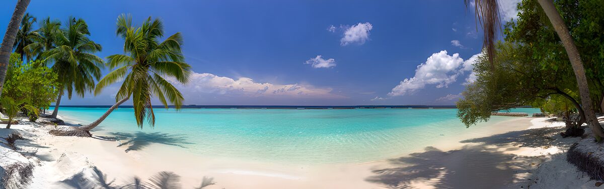 Plage tropicale aux eaux cristallines