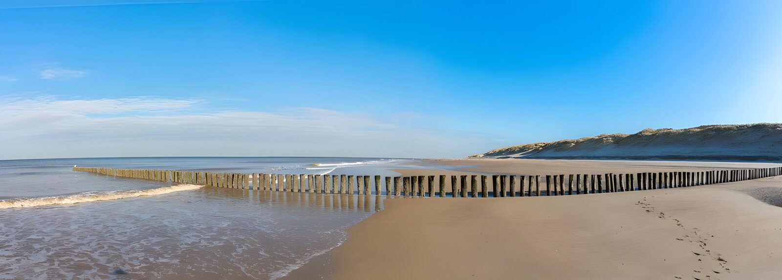 TPFR39255: Plage paisible avec brise-lames