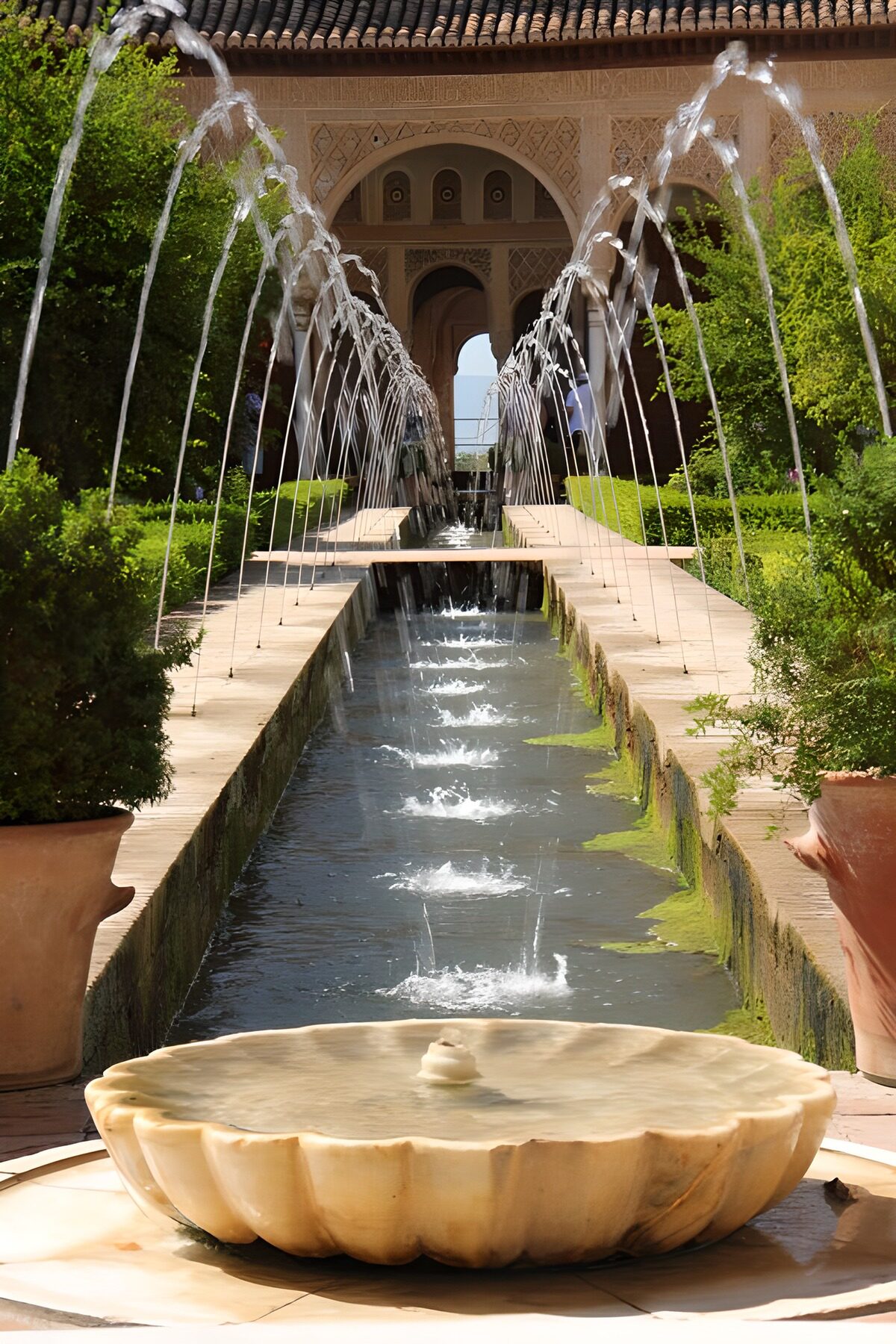TPFR27207: Fontaine majestueuse au palais