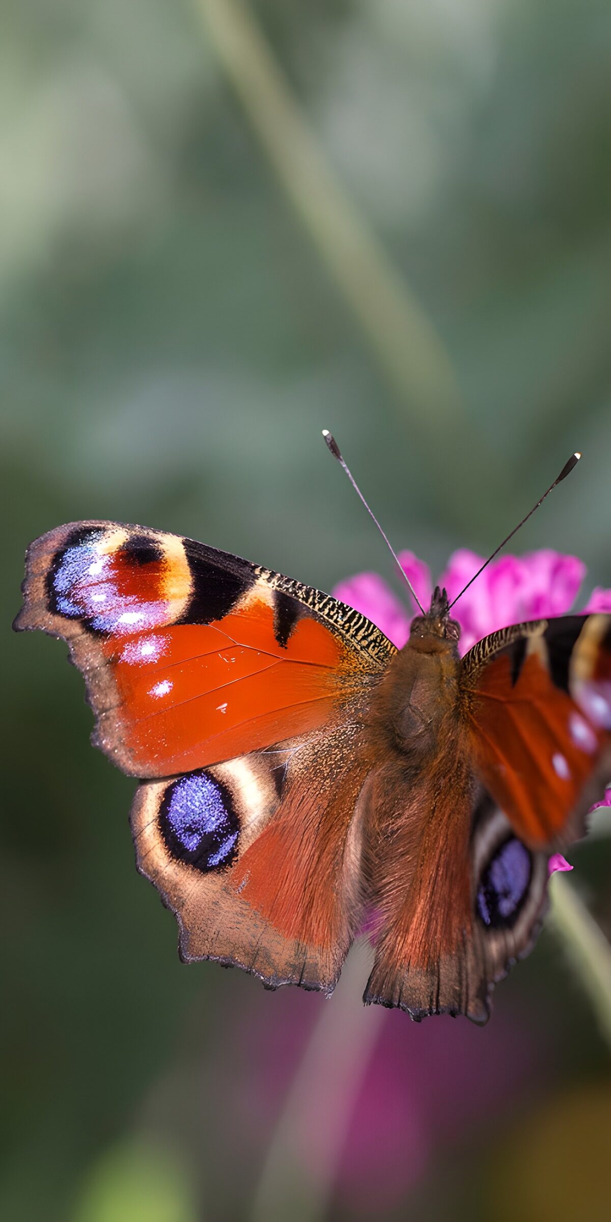 TPFR73670: Papillon coloré sur une fleur
