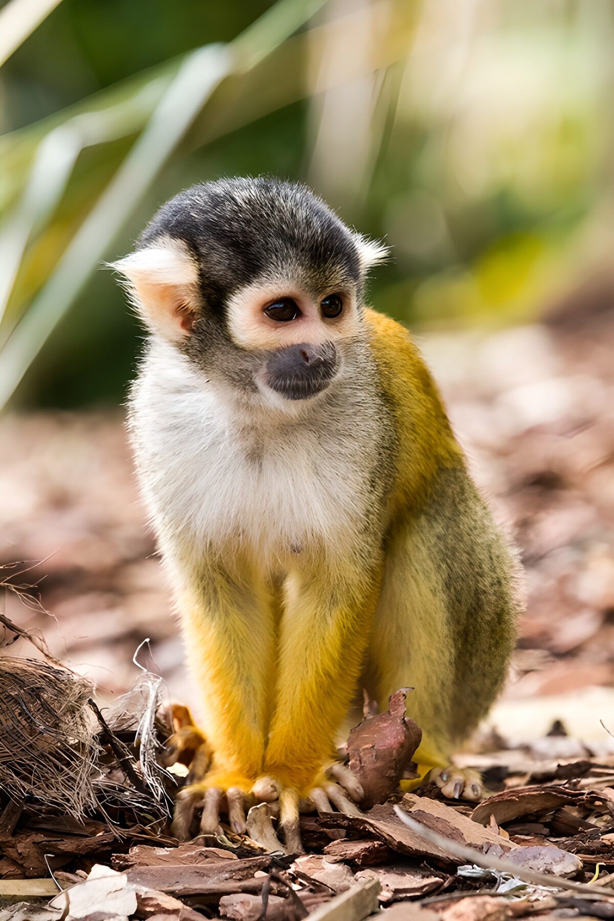 TPFR40636: Singe écureuil curieux et agile