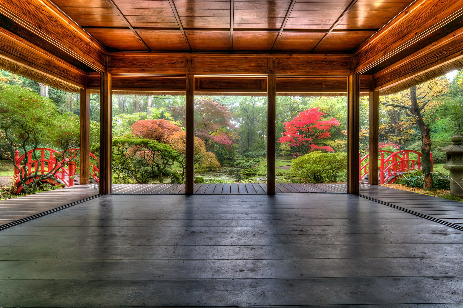 TPFR79750: Ambiance sereine d'un jardin japonais