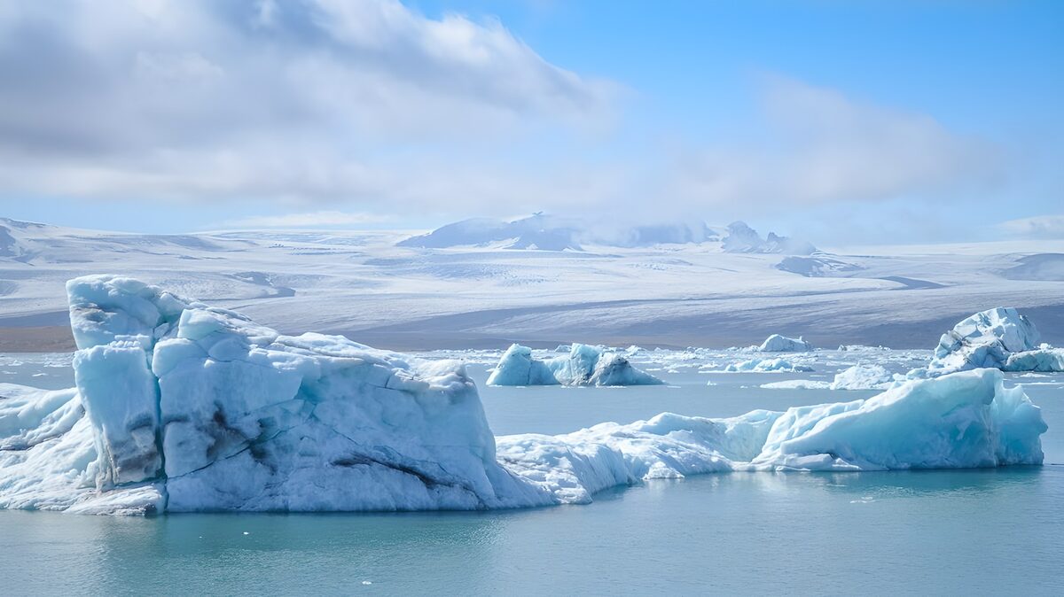 TPFR61653: Glaces majestueuses du paysage islandais