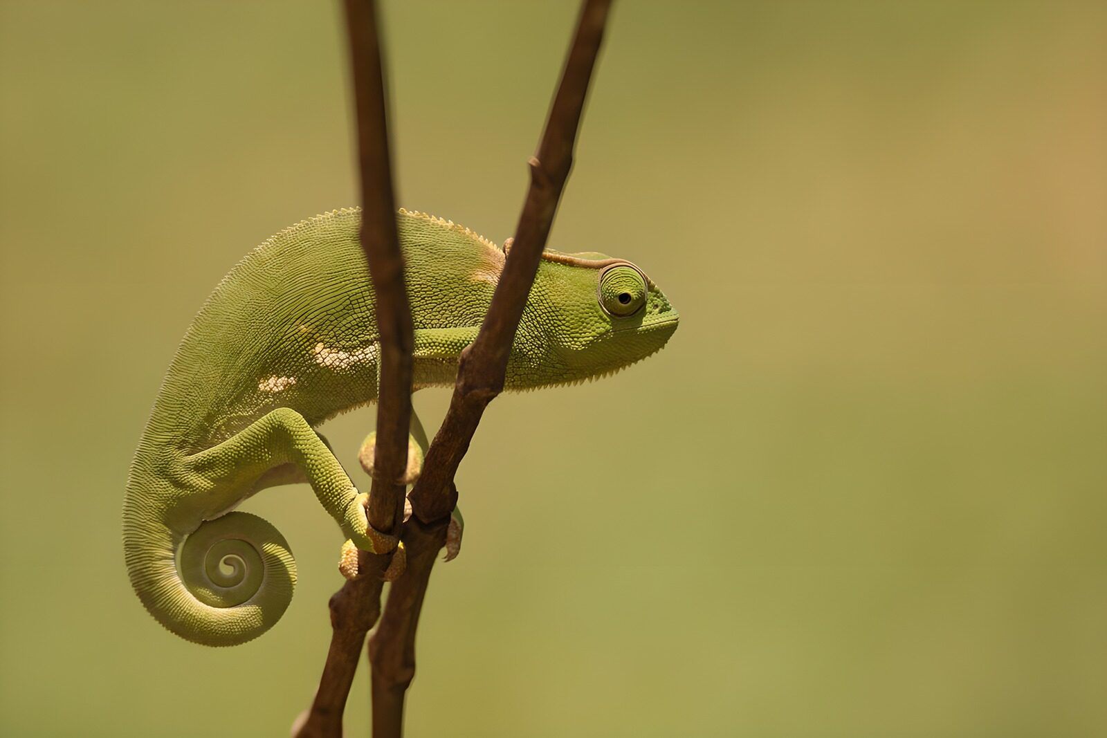 TPFR37337: Le caméléon sur une branche