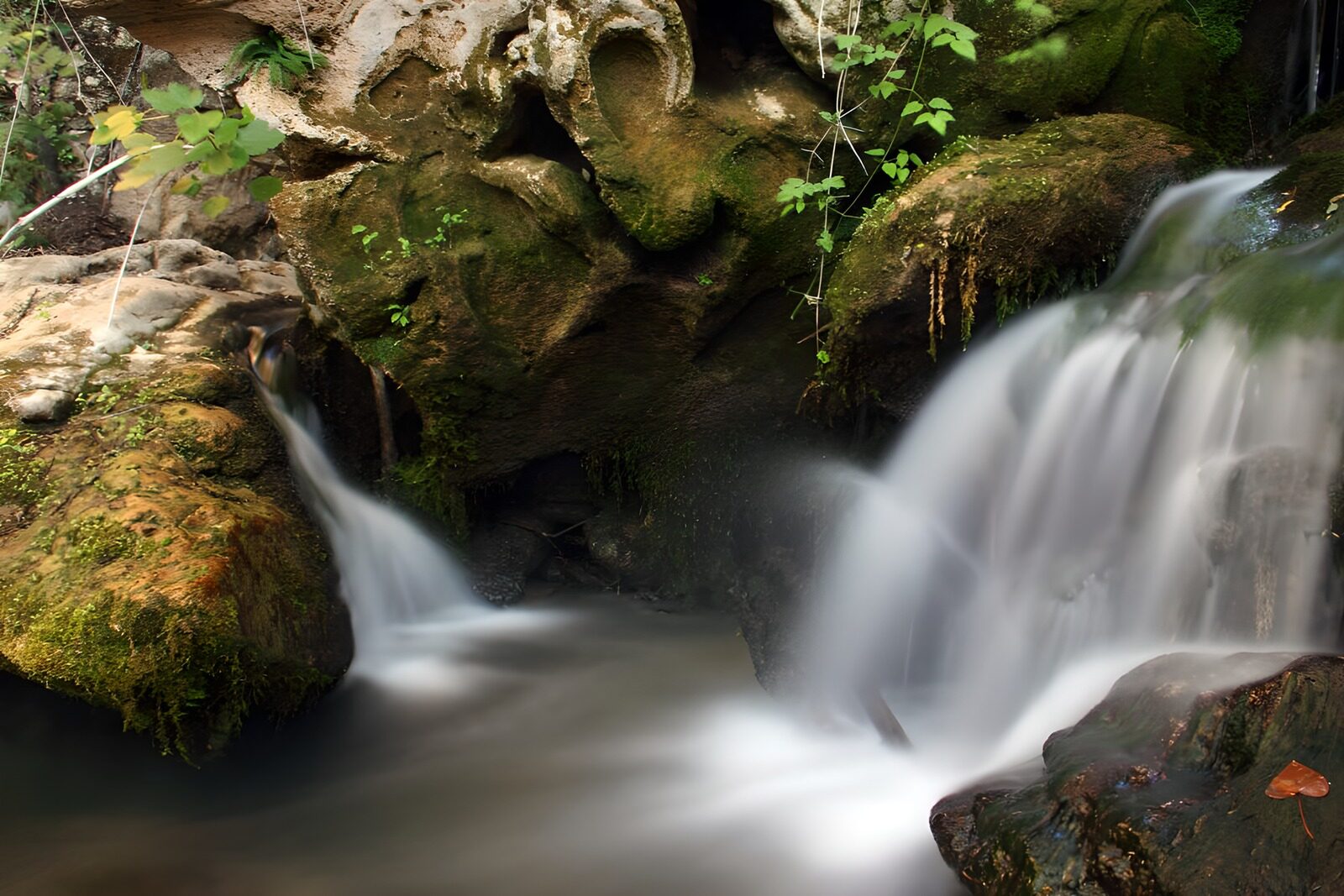 TPFR37565: Cascade paisible dans la nature