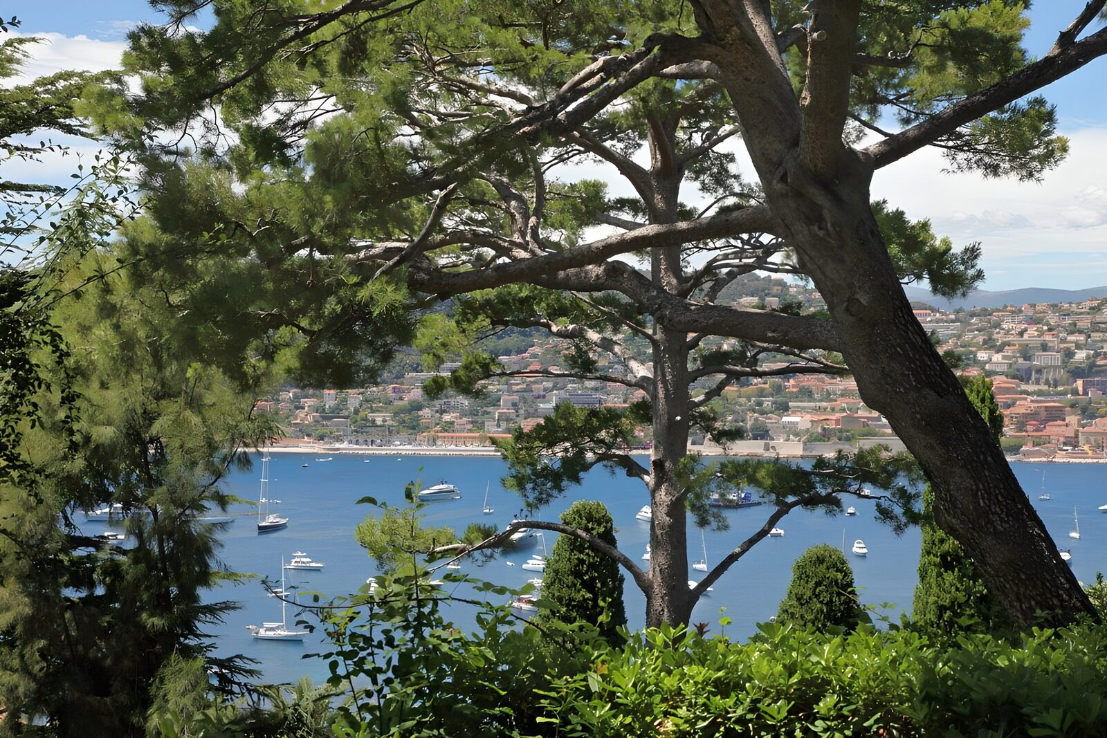 TPFR35185: Vue panoramique sur la mer Méditerranée