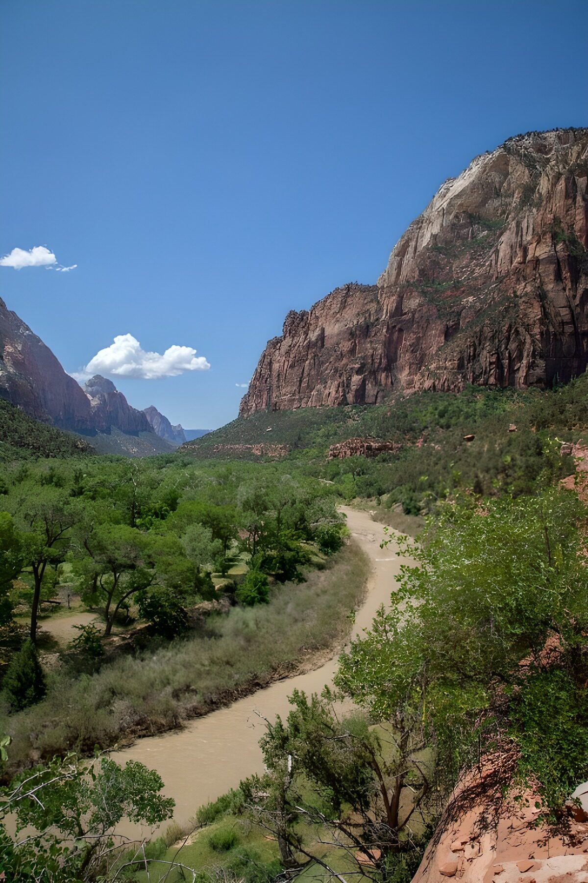 Vue panoramique de Zion
