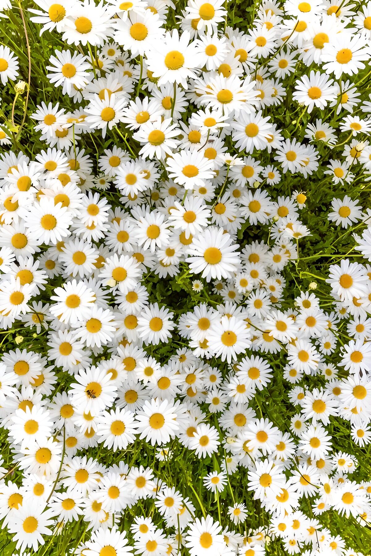 TPFR52476: Champ de marguerites éclatantes