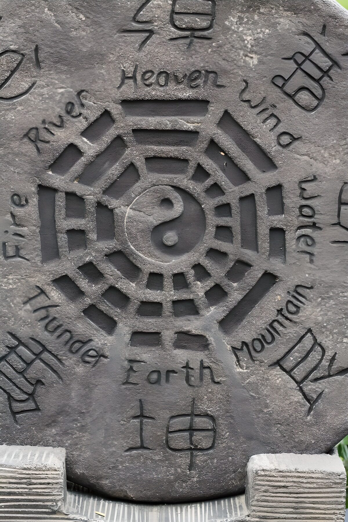 TPFR43017: Symbole ancien des cinq éléments